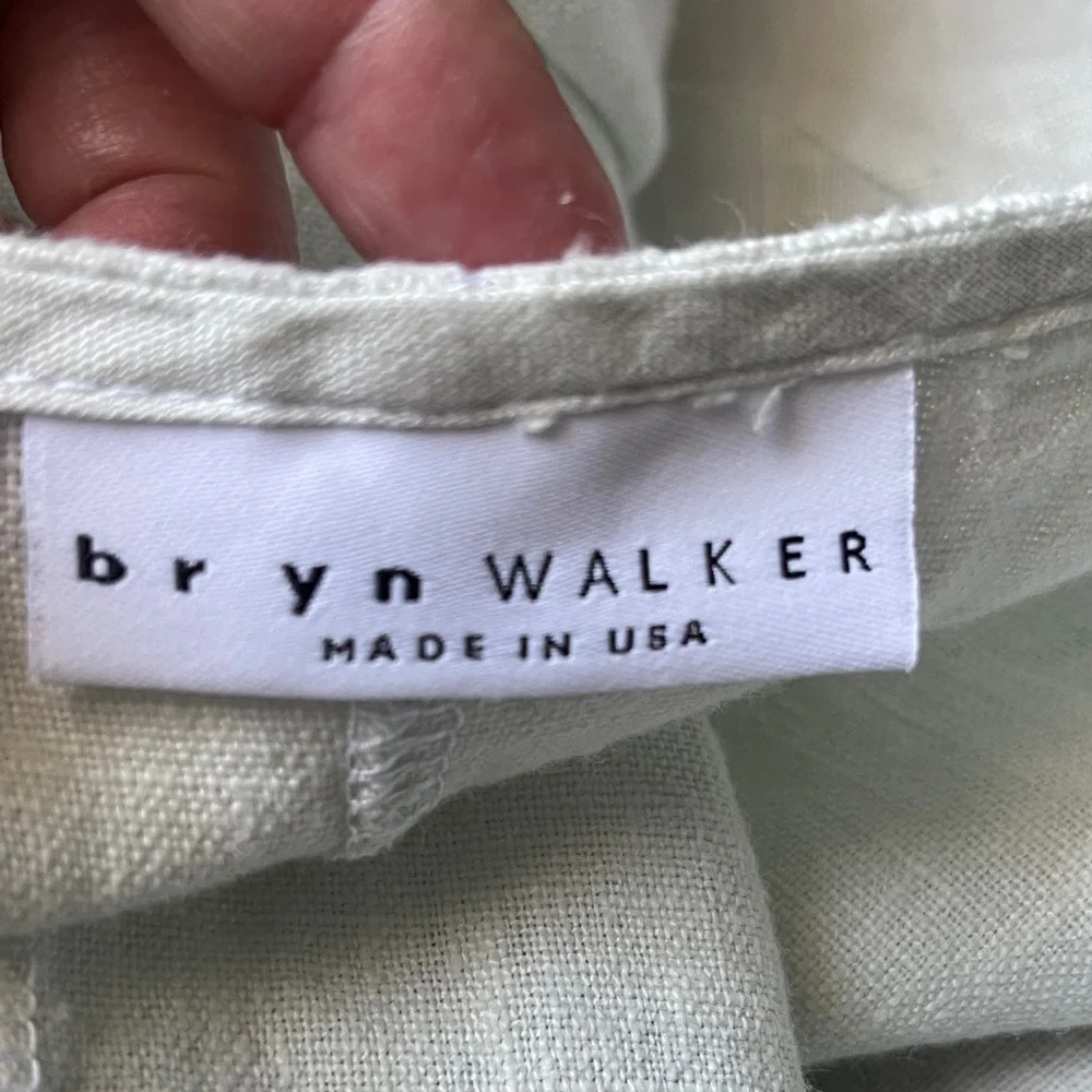 bryn Walker Asymmetrical Dress in Light green